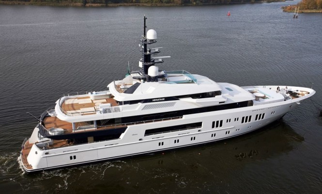 Lürssen Motor Yacht Hermitage Undergoes Seatrial