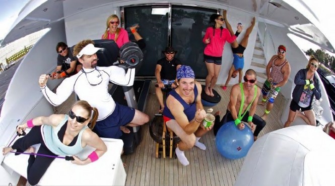 Motor yacht SLOJO YAG Challenge: 2010 Transpacific Triathlon Kicks Off to Benefit YachtAid Global®