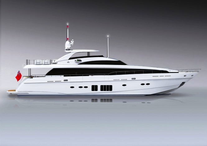 Princess Yachts 32M Profile - Credit Princess Yachts Princess Yachts 32M Profile - Credit Princess Yachts