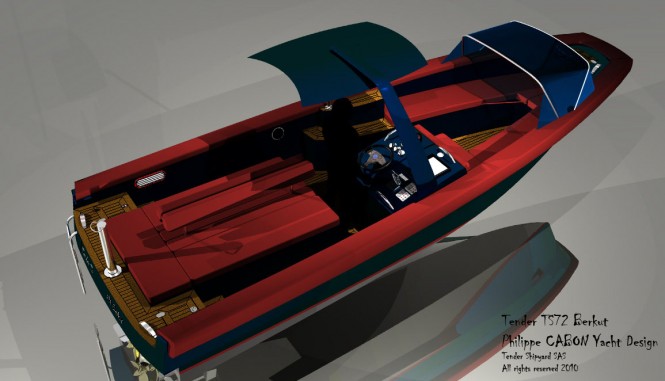 TS72 motor yacht Berkut tender TS72 motor yacht Berkut tender