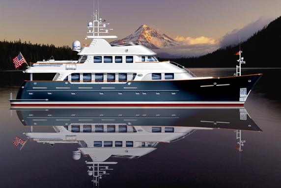 115ft Tri Deck motor yacht by Outer Reef Yachts 115ft Tri Deck motor yacht by Outer Reef Yachts