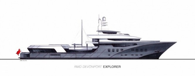 Introducing the DEVONPORT 3000e Explorer Superyacht Design