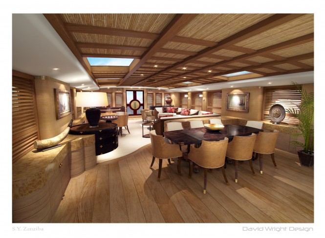 Sailing Yacht ZanZiba Saloon Sailing Yacht ZanZiba Saloon