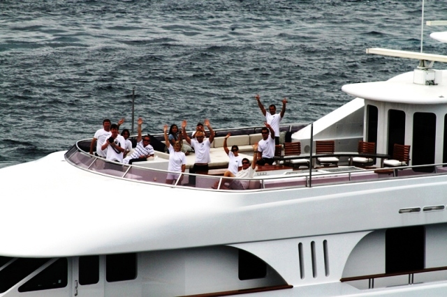 Asia Superyacht Rendezvous from helicoptor Asia Superyacht Rendezvous from helicoptor