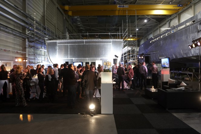 Heesen Yachts lay the keel of YN 16465 – a 65m Fast Displacement Superyacht (FDHF)