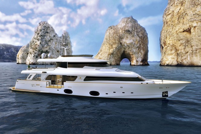 Navetta 33 Crescendo Motor Yacht by Ferretti Custom Line