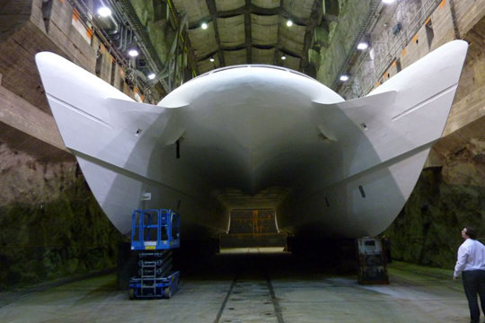 Porsche Design Studio Catamaran in Build