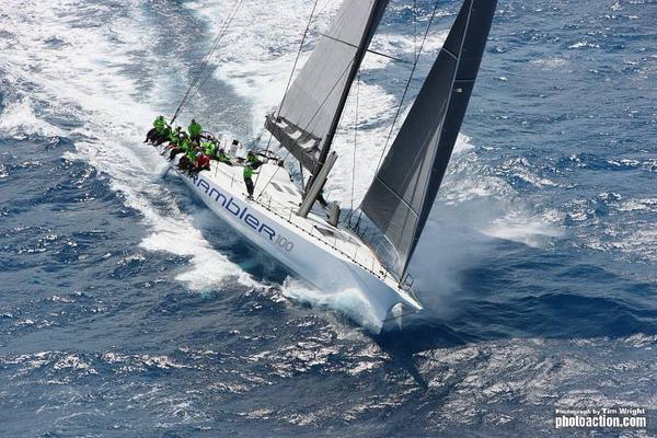 RAMBLER 100 Sailing yacht Breaks RORC Caribbean 600 Monohull Record