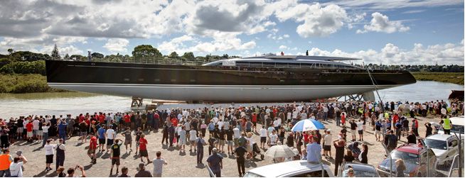 67m Sailing Yacht Vertigo launched by Alloy Yachts