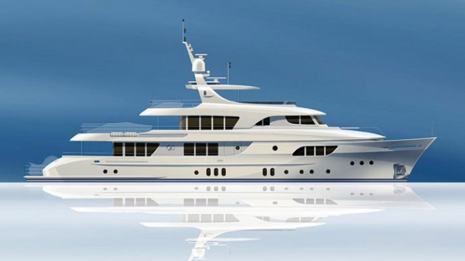 The first Moonen 137 Motor yacht hull 194