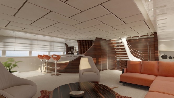 VULCAN 46 M Motor Yacht - Salon Wheelhouse Deck VULCAN 46 M Motor Yacht - Salon Wheelhouse Deck