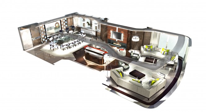 Work Begins on 65 Metre Superyacht at Heesen - Salon View Work Begins on 65 Metre Superyacht at Heesen - Salon View