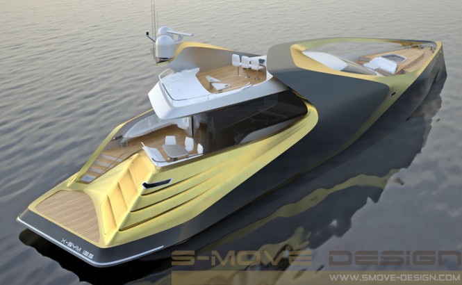 X-SYM 125 Superyacht Yacht Project by S-MOVE Design
