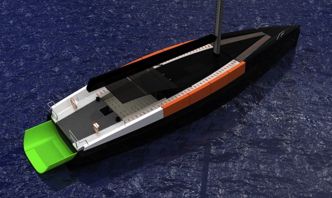 Carlo Cafiero OAI 115 yacht design