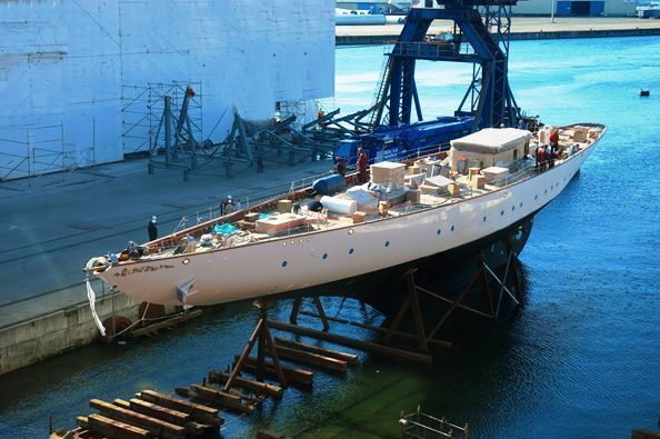 47m Sailing yacht Y105 launched by Factoria Naval Marin