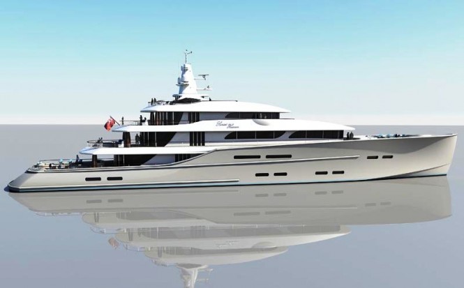 96m Motor Yacht Sunset Heaven by Christopher Seymour Designs