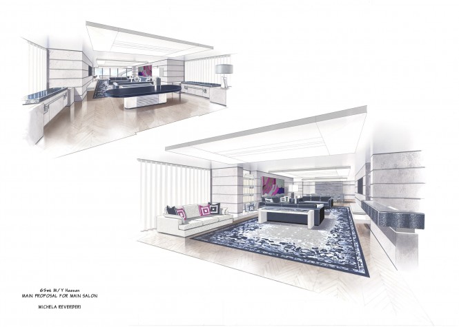 Michela Reverberi – Interior Designer for the Motor Yacht Quinta Essentia