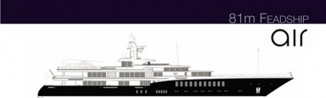 81m Motor Yacht AIR launched by Feadship
