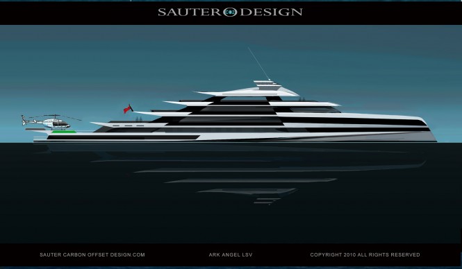 Sauter Carbon Offset Design motor yacht Ark Angel