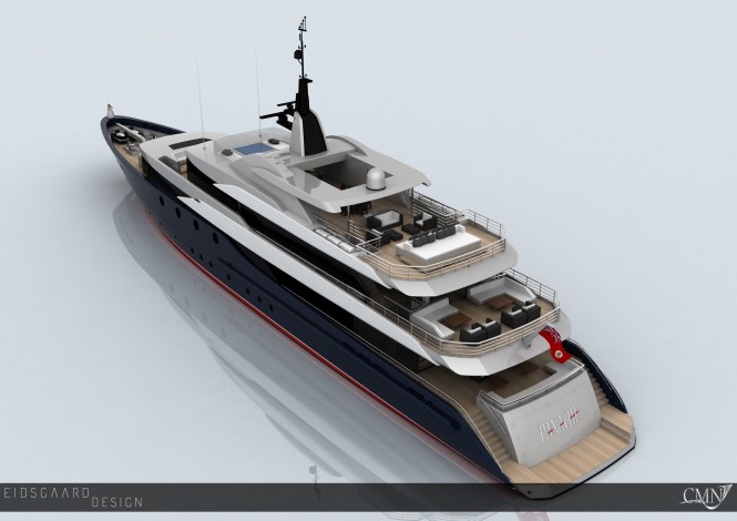 Superyacht Panache by CMN - Interior/Exterior design by EDL