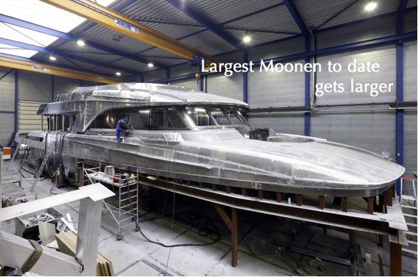 Largest Moonen extends to 42m – The Moonen 137 motor yacht