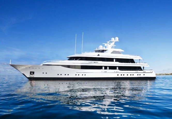 The 63 metre Feadship LADY BRITT is newly available for charter