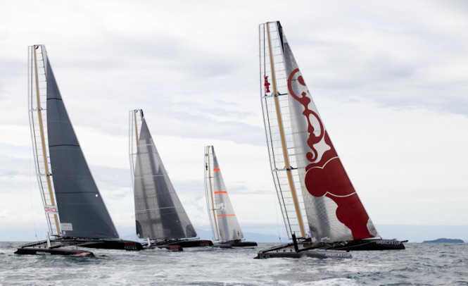 2011 America’s Cup World Series: Dress rehearsals in Auckland, New Zealand