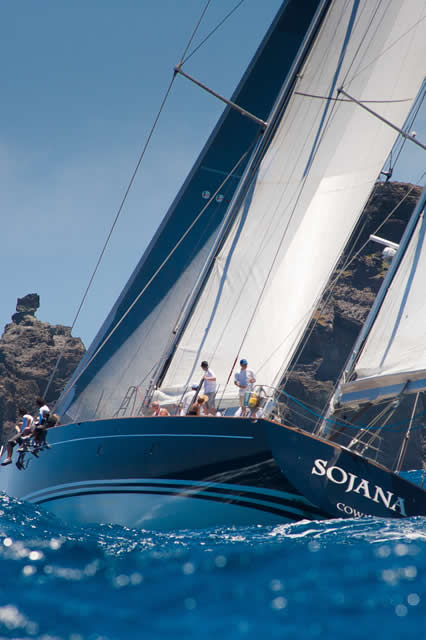 Les Voiles de St. Barth 2011 Sailing yacht Sojana - Credit Christophe Jouany - Les Voiles de Saint-Barth Les Voiles de St. Barth 2011 Sailing yacht Sojana - Credit Christophe Jouany - Les Voiles de Saint-Barth