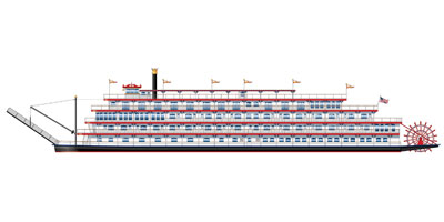 American Cruise Lines launch Queen of Mississippi sternwheeler nine weeks ahead of schedule