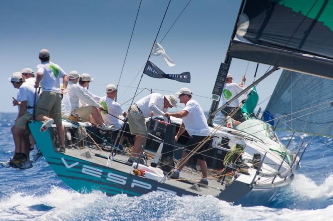 Sailing Yacht Vesper at Les Voiles de Saint-Barth 2011 - Credit Christophe Jouany - Les Voiles de Saint-Barth Sailing Yacht Vesper at Les Voiles de Saint-Barth 2011 - Credit Christophe Jouany - Les Voiles de Saint-Barth