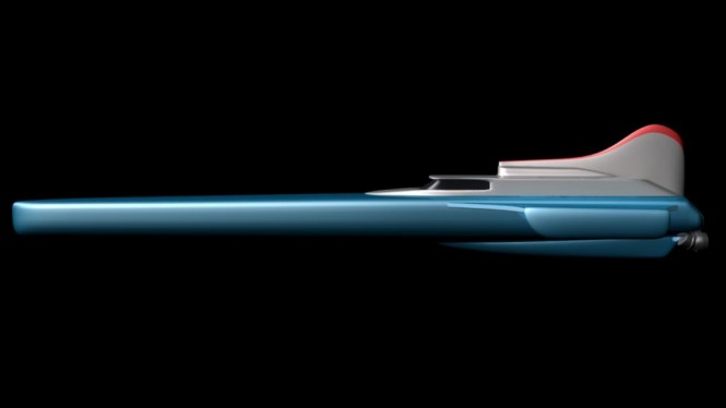 The 80 metre (220 ft) Maricuda Project to win the Hales Trophy, the Blue Riband of the Atlantic gains momentum