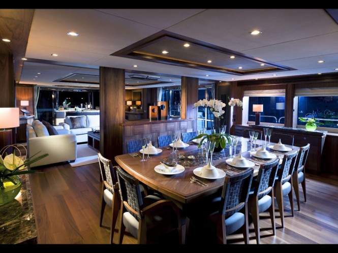 The Yacht Chiqui Interior - sistership 2