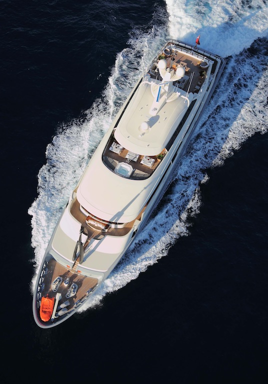 Azteca Superyacht - View from above
