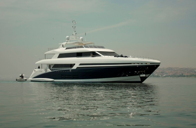The Bilgin 145 yacht TATIANA is launched