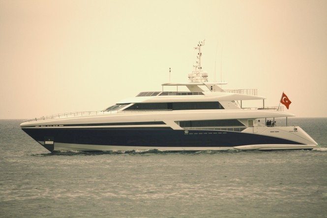 Bilgin 145 Yacht Tatiana undergoes her first sea trial