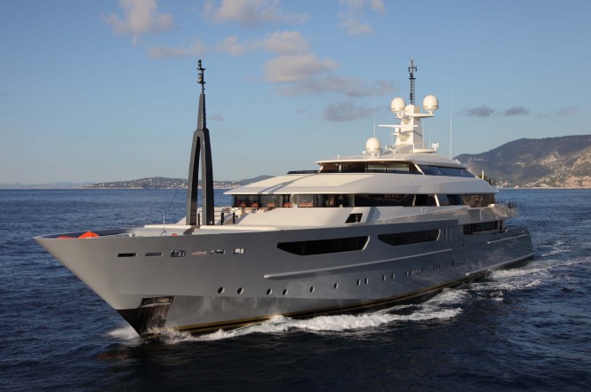 The 72 m CRN yacht Azteca