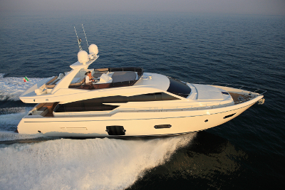 The Ferretti 720 Motor yacht