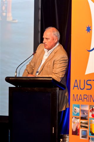 Iain Murray, CEO and Regatta Director, America's Cup Race Management at ASMEX 2011 Iain Murray, CEO and Regatta Director, America's Cup Race Management at ASMEX 2011