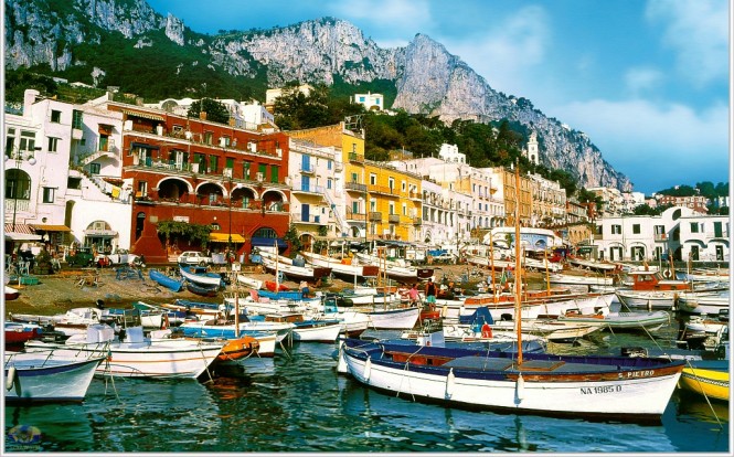Marina Grande on Capri Italy Marina Grande on Capri Italy