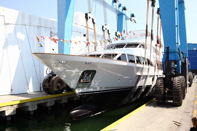 Motor yacht Domani launched by Benetti – A new Benetti Classic 121