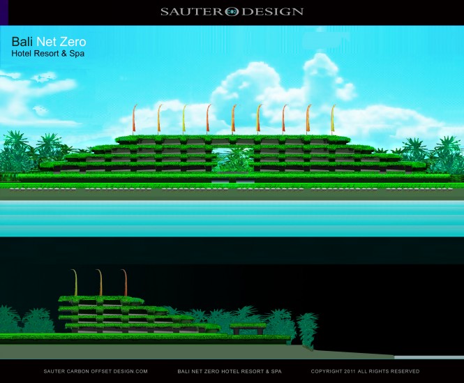Bali Net Zero Hotel Resort & Spa by Yacht Designers Sauter Carbon Offset Design
