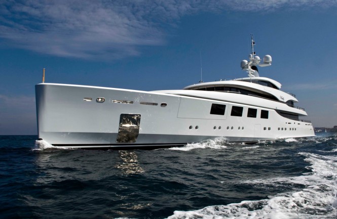 Superyacht NATALY at her sea trials in Italy - images by Benetti Yachts Superyacht NATALY at her sea trials in Italy - images by Benetti Yachts