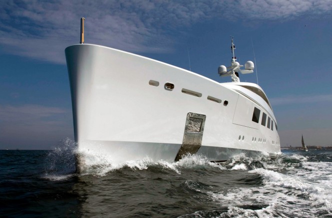 The 65 metre yacht NATALY at her sea trials - photos by Benetti The 65 metre yacht NATALY at her sea trials - photos by Benetti