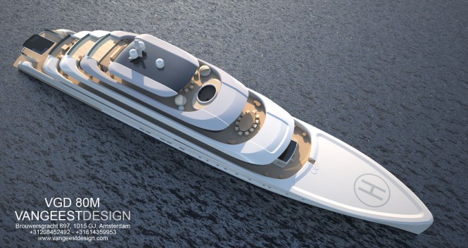 80 metre Superyacht by Van Geest Design