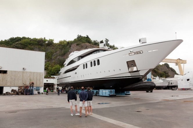 Alexander Again yacht built and launched by Mondo Marine in June 2011 Alexander Again yacht built and launched by Mondo Marine in June 2011