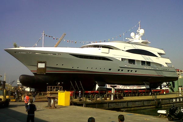 Columbus 177 Motor Yacht Prima by Palumbo nearing launch