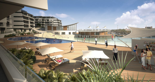 New English Point Marina in Kenya, Africa