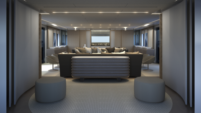 Interior of the Mondo Marine Explorer Yacht MONDO45
