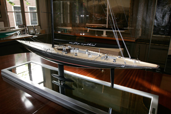 Model of the 115 classic race yacht FIREFLY Model of the 115 classic race yacht FIREFLY