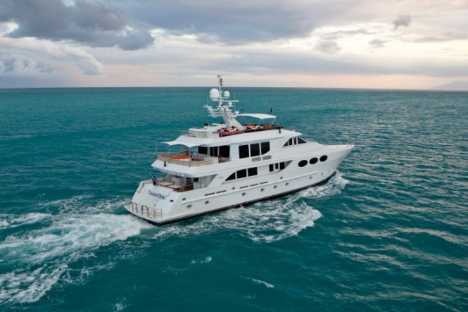 Motor Yacht CHOSEN ONE charter in the Caribbean Motor Yacht CHOSEN ONE charter in the Caribbean
